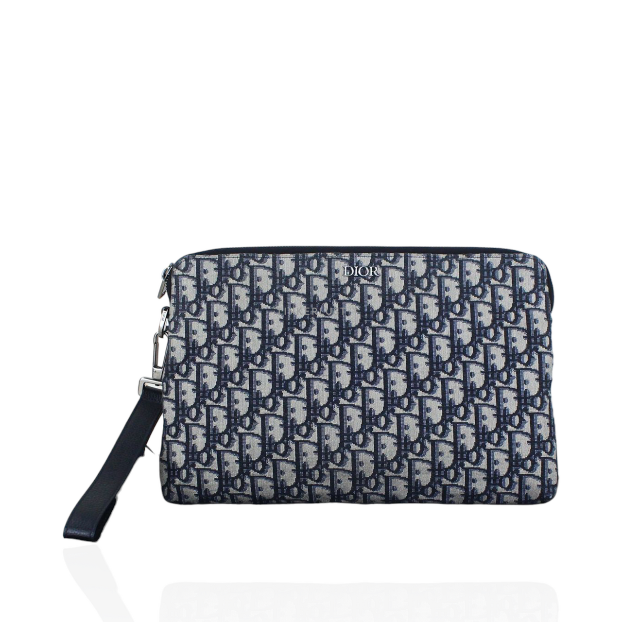 tas clutch Christian Dior Oblique Jacquard Clutch Tinkerlust